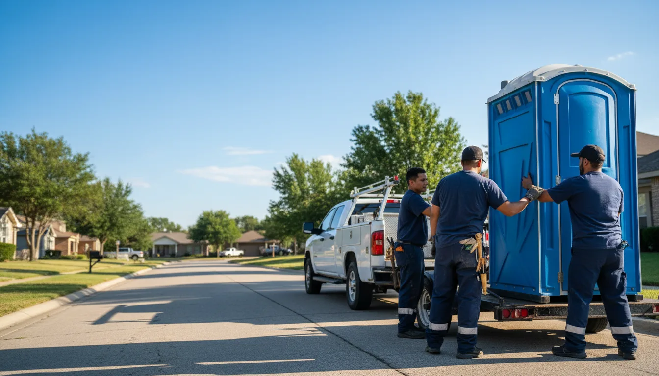 Portable Toilet Rental in Bremond, TX near me
